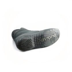 Used Daytona Journey XCR black leather touring boots with Gore-Tex membrane and protection for toes, ankle, and heel, showing minor wear marks.