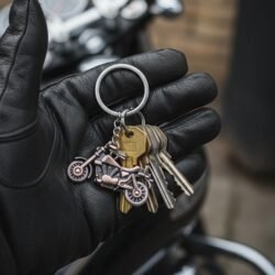 A custom photo necklace with a crystal angel wing pendant, holding a personalized image, displayed on a neutral background to highlight its elegant and sentimental design.