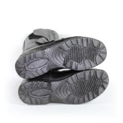 A pair of black leather Alpinestars Touring Classic boots in size 39. The boots feature a Gore-Tex waterproof membrane and protective reinforcements on the toes, shin, ankles, and heel, along with a reinforced sole, gear lever protection, and rear reflectors. They show minor wear marks.