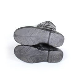 Probiker Touring black leather motorcycle boots, size 38 — touring-style boots offering good build quality, reinforced toe, shin, and ankle protection, partial waterproofing, and durable leather with minor wear marks.