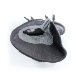 A pair of black TCX Infinity Evo GTX adventure touring boots in size 43, made of leather. They feature a Gore-Tex waterproof membrane, a Michelin® adventure rubber sole, two adjustable aluminum buckles, and extensive protection for the toes, shin, ankles, and heels. The boots are in very good condition with minor wear marks.