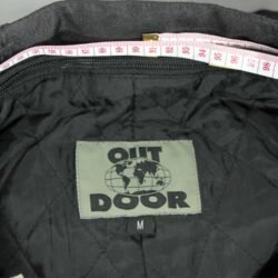 A pair of black Outdoor motorcycle trousers by Louis, size M (91 cm stretch waist), in like-new condition. Features a waterproof Klima-membrane and a thermal liner for cold and wet weather touring and adventure riding.