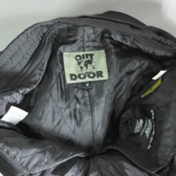 A pair of black Outdoor motorcycle trousers by Louis, size M (91 cm stretch waist), in like-new condition. Features a waterproof Klima-membrane and a thermal liner for cold and wet weather touring and adventure riding.