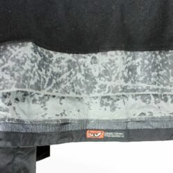 A black Renault Sport by Berik winter touring and adventure motorcycle jacket, size XL, in very good condition. Features a waterproof and windproof textile shell, a removable thermal liner, a hidden hood in the collar, and high-quality protectors for shoulders, elbows, and back.