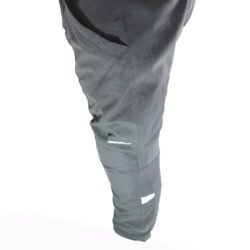 A pair of black Spidi textile motorcycle pants, size 50 (93 cm waist), in very good condition. Features a lightweight design for good weather riding, knee protectors, and reflectors for visibility.