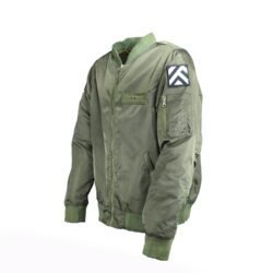 A green city and urban style textile motorcycle jacket, size 3XL, in very good condition. Features integrated protectors for shoulders, elbows, and back for essential riding safety.