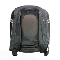 A black, red, and beige Held Tropic 3.0 summer mesh motorcycle jacket, size XL, in like-new condition. Features a HEROS-TEC 600D shell with extensive mesh panels, Level 2 CE protectors at shoulders, elbows, and back, reflective details, and multiple adjustment points for street and touring riding.