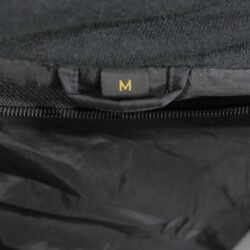 A black IXS touring and adventure textile motorcycle jacket, size M, in very good condition. Features a waterproof Solto-TEX Z-Liner membrane, multiple ventilation openings, 9 pockets including waterproof options, adjustable fit, and CE-rated shoulder, elbow, and back protectors